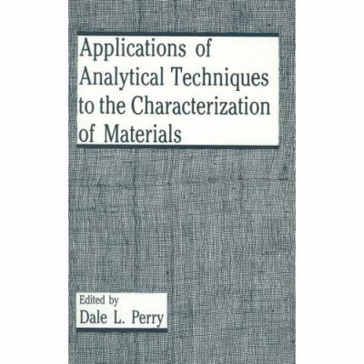 Applications of Analytical Techniques to the Ch... 0306441896 Book Cover