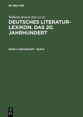 Braungart - Busta (German Edition) [German] 390825504X Book Cover