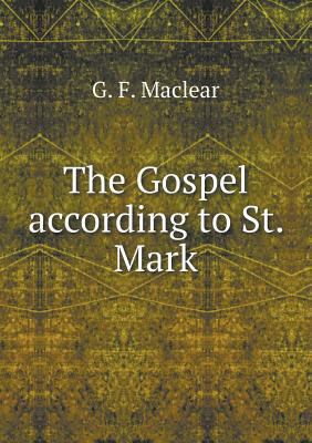 The Gospel according to St. Mark 5518739524 Book Cover