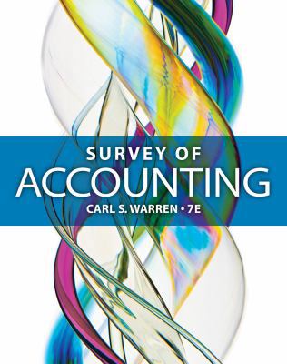 Survey of Accounting 1285183487 Book Cover