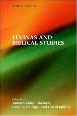 Levinas and Biblical Studies 1589830733 Book Cover