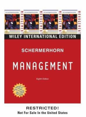 WIE Schermerhorn; Management B008XZVN2I Book Cover