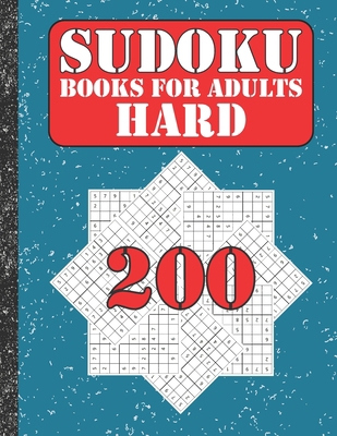 Sudoku books for adults hard: 200 Sudokus from ... B086PRKHHC Book Cover