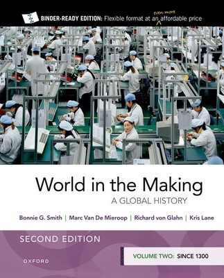 World in the Making: Volume Two Since 1300 019760837X Book Cover