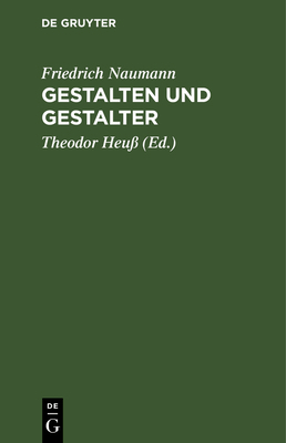 Gestalten und Gestalter [German] 3112696018 Book Cover