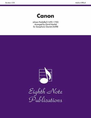 Canon: Score & Parts 1554732956 Book Cover