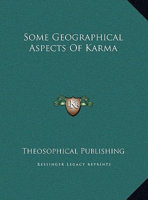 Some Geographical Aspects Of Karma 1169400736 Book Cover