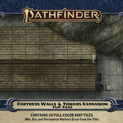 Pathfinder Flip-Tiles: Fortress Walls & Towers ... 1640783644 Book Cover