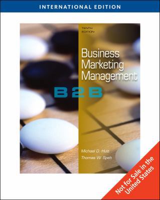 Business Marketing Management 0324581637 Book Cover