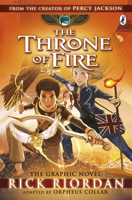 The Throne of Fire: The Graphic Novel (The Kane... 0141366583 Book Cover