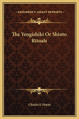 The Yengishiki Or Shinto Rituals 1169176186 Book Cover