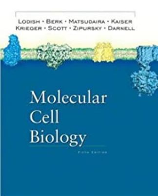 Molecular Cell Biology 0716731363 Book Cover