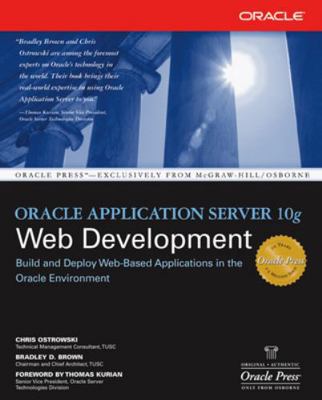 Oracle Application Server 10g Web Development 0072255110 Book Cover