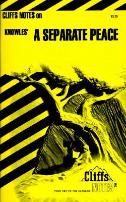 A Separate Peace (Cliffs Notes) 0822011832 Book Cover