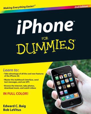 iPhone For Dummies 0470423420 Book Cover