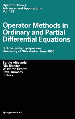 Operator Methods in Ordinary and Partial Differ... 3764367903 Book Cover