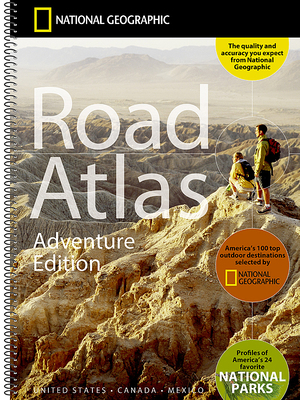 National Geographic Road Atlas 2025: Adventure ... B0087AXQI8 Book Cover