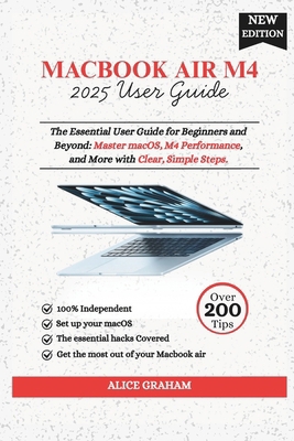 MacBook Air 2025 M4 User Guide: The Essential U... B0FGJ4WTJW Book Cover