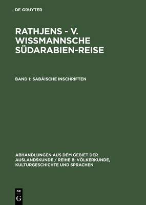 Sabäische Inschriften [German] 3111277070 Book Cover