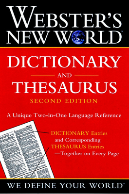 Webster's New World Dictionary and Thesaurus, 2... 0764565451 Book Cover