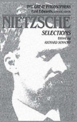 Nietzsche: The Great Philosophers 0024066818 Book Cover