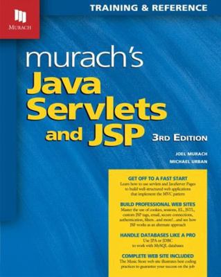 Murach's Java Servlets and JSP 1890774782 Book Cover