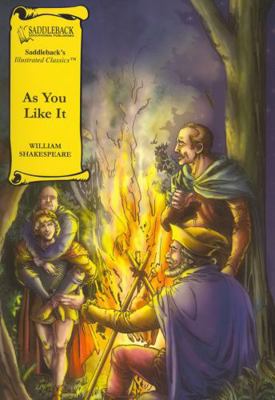 As You Like It Graphic Novel (Saddleback's Illu... 1599051435 Book Cover