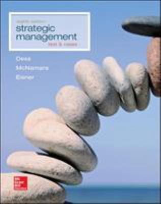 Strategic Management: Text and Cases 1259278212 Book Cover