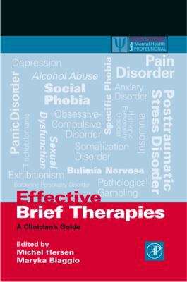 Effective Brief Therapies: A Clinician's Guide 0123435307 Book Cover