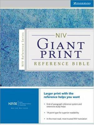 NIV Holy Bible Giant Print Reference Edition [Large Print] 0310908361 Book Cover