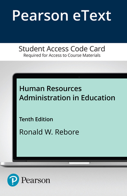 Human Resources Administration in Education -- ... 0133588017 Book Cover