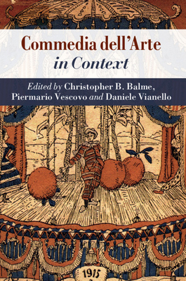 Commedia dell'Arte in Context 1108994083 Book Cover