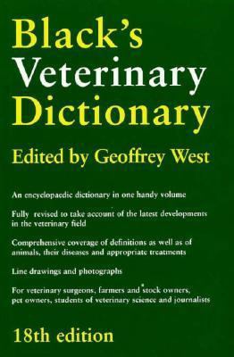 Black's Veterinary Dictionary 0713639466 Book Cover