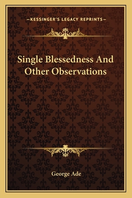 Single Blessedness And Other Observations 1163713767 Book Cover