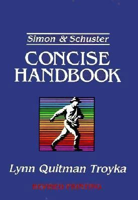 Simon and Schuster Concise Handbook 0131755714 Book Cover
