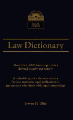 Law Dictionary: Trade Edition 0812030966 Book Cover