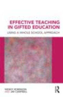 Effective Teaching in Gifted Education: Using a... 0415493463 Book Cover