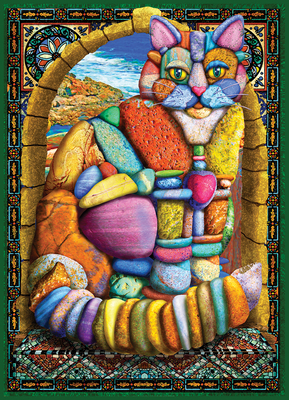 Misc. Supplies Willow Creek Press Cairn Stone Cat 1000-Piece Puzzle Book