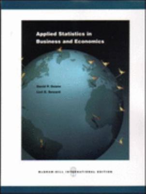 Applied Statistics in Business and Economics 0071108149 Book Cover