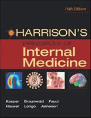 Harrison's Principles of Internal Medicine 16e ... 0071391401 Book Cover