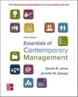 ISE Essentials of Contemporary Management (ISE ...            Book Cover