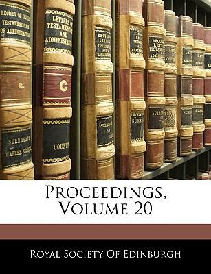 Proceedings, Volume 20 1144533597 Book Cover