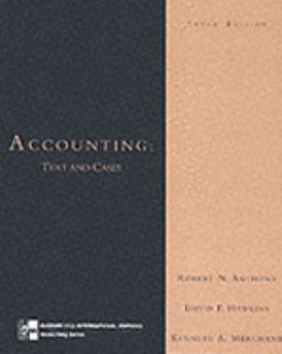 Accounting: Text and Cases 0071160116 Book Cover