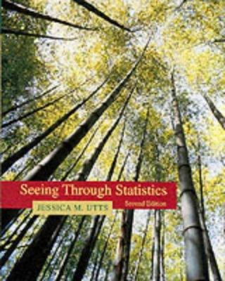 Seeing Through Statistics 0534357865 Book Cover