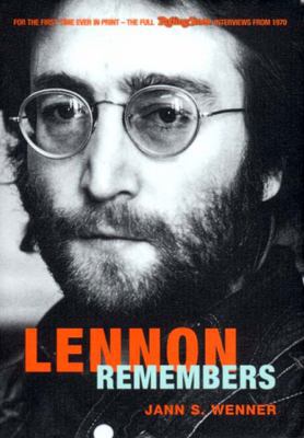 Lennon Remembers: The Full Rolling Stone Interv... 1859846009 Book Cover