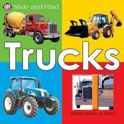 Large Slide and Find Trucks: Large Slide and Fi... 0312503628 Book Cover