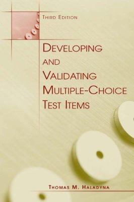 Developing and Validating Multiple-choice Test ... 0805846611 Book Cover