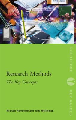 Research Methods: The Key Concepts 0415599830 Book Cover