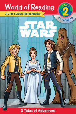 Star Wars: 3 Tales of Adventure [With Audio CD] 1484790243 Book Cover