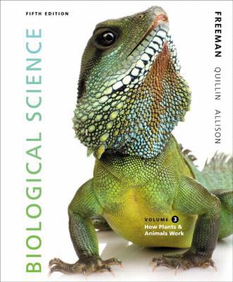 Biological Science Volume 3 (5th Edition) 0321841824 Book Cover